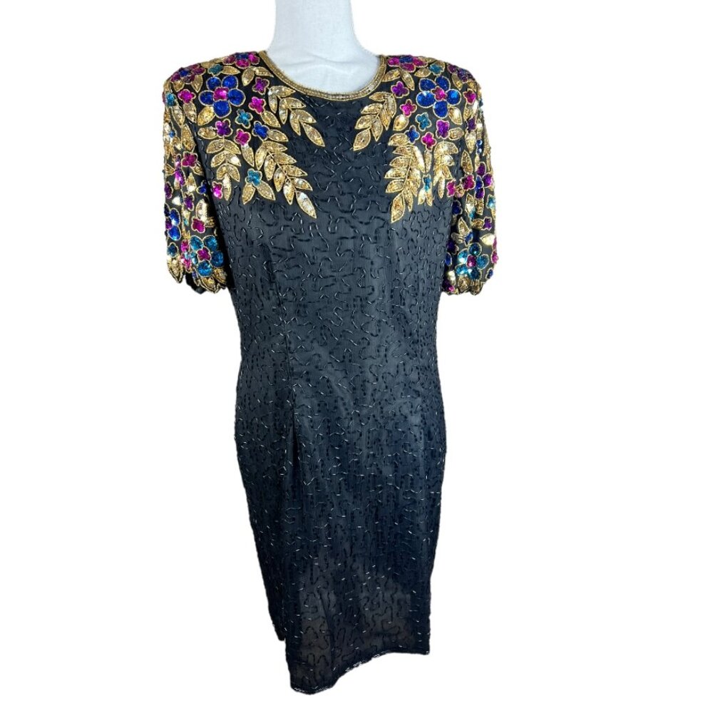 Vintage Stenay Beaded Dress